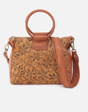 Hobo Sheila Medium Satchel Hair On Harvest Wheat