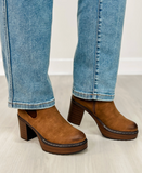 Susan Platform Bootie Whiskey