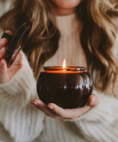 Hello Fall Pumpkin Candle