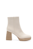 Shakira Ankle Booties Ivory