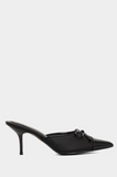 Naomi Pointed Toe Mule Black