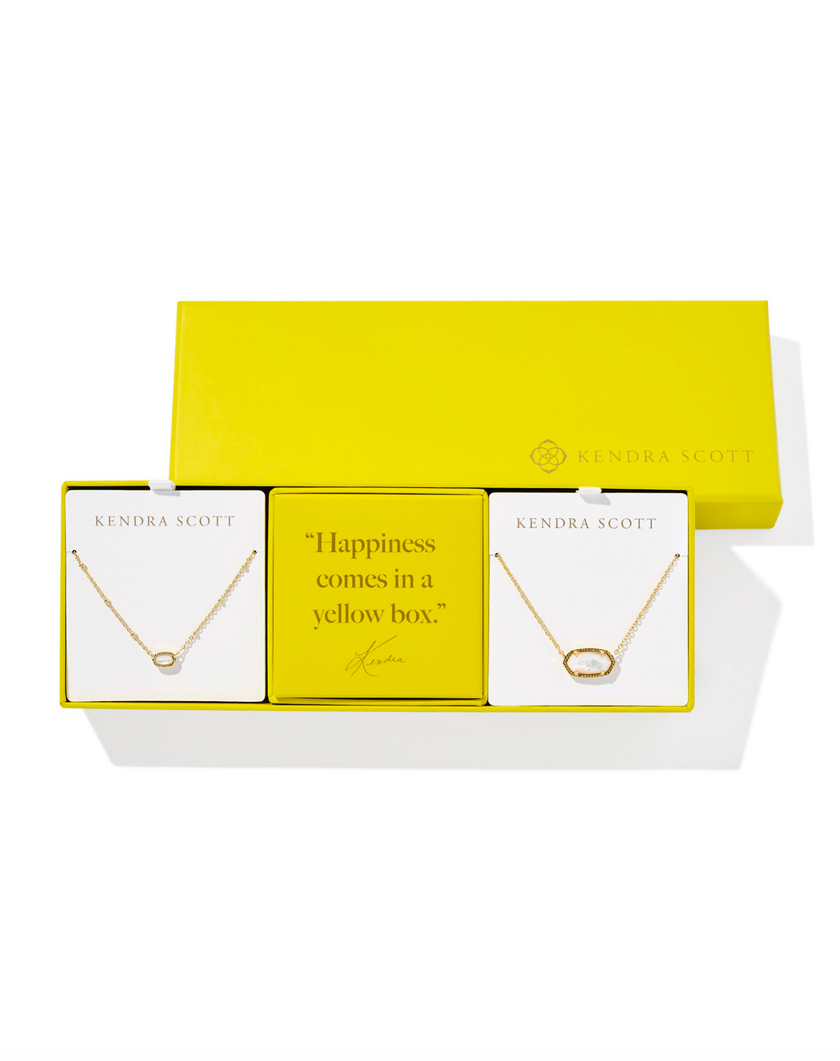 Kendra Scott Elisa Gold Gift Set of 2 Ivory Mother-of-Pearl