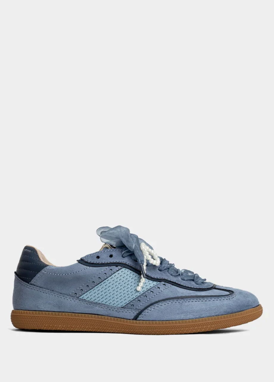 Shushop Sophie Suede Sneaker Blue