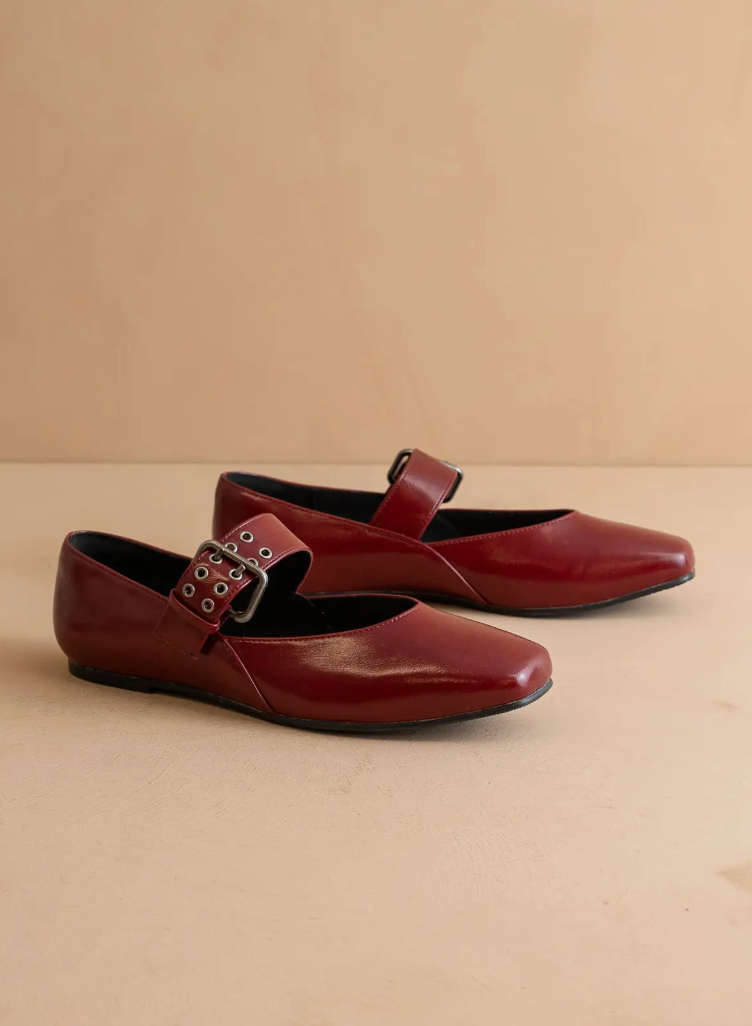 Soho Ballet Flat Wine
