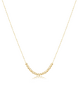 E Newton 16" Necklace Gold Classic Beaded Bliss 2.5 mm Gold