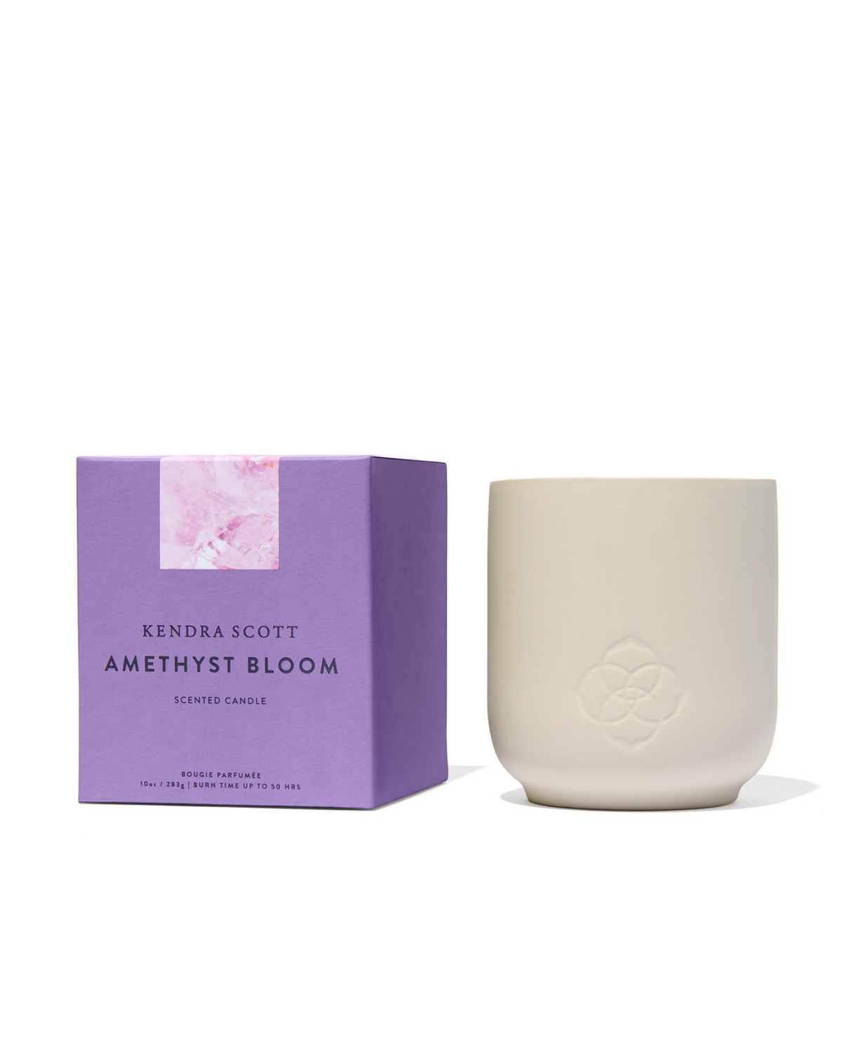 Kendra Scott Ceramic 10oz Candle Amethyst Bloom