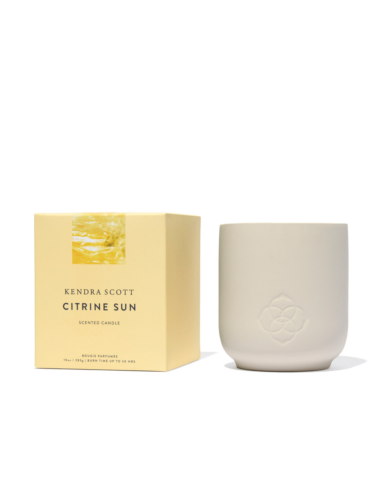 Kendra Scott Ceramic 10oz Candle Citrine Sun