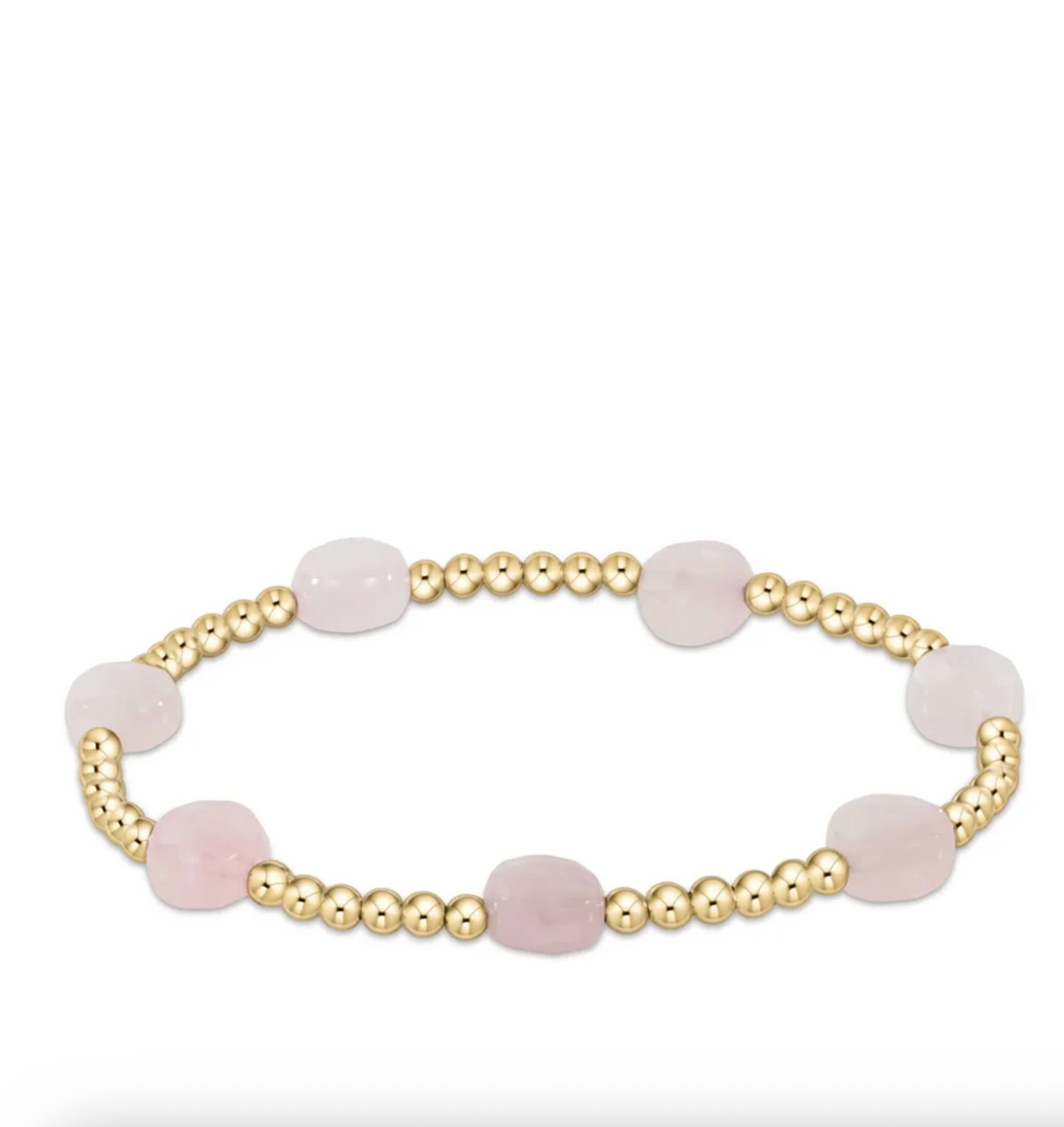 E Newton Admire Gold 3mm Pink Opal