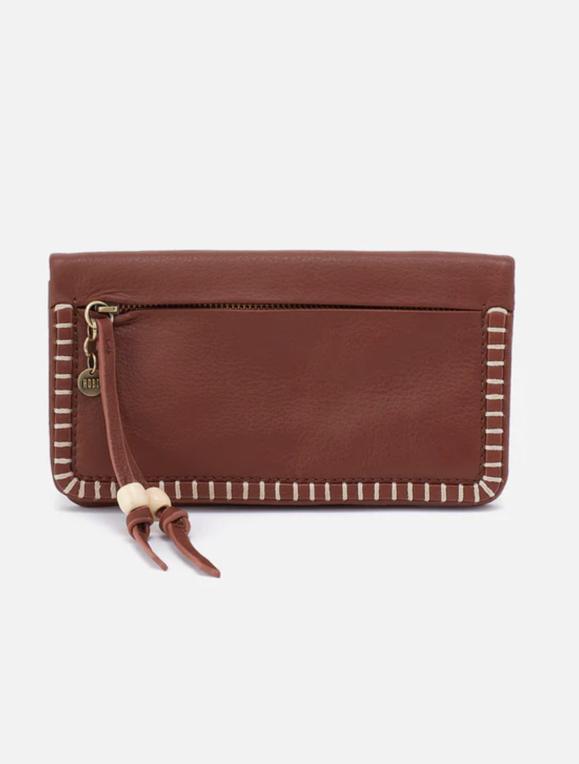 Hobo Lumen Continental Wallet Cocoa Bean