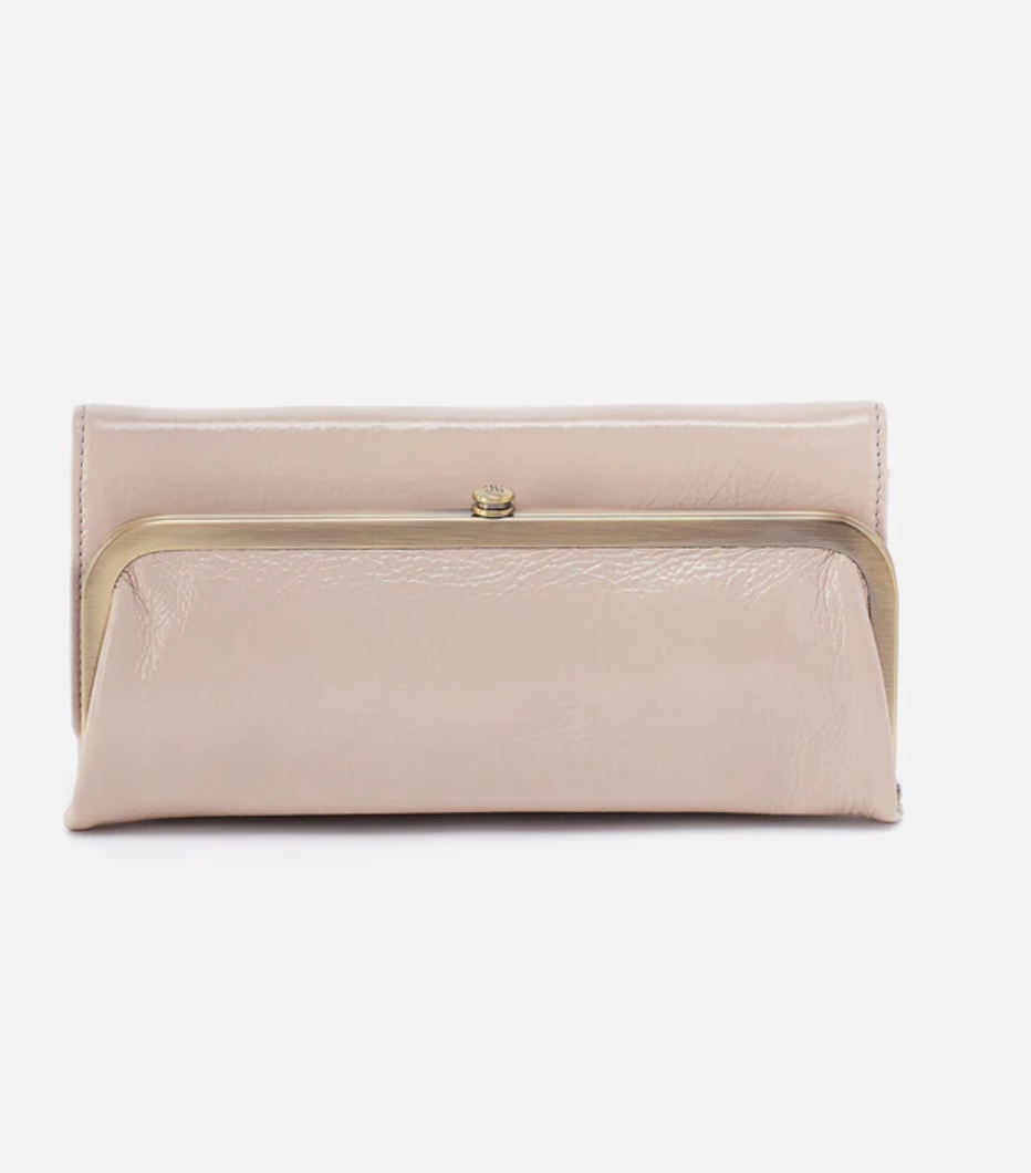 Hobo Rachel Continental Wallet Stone Gloss