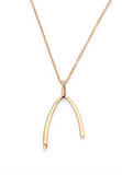 Leslie Curtis Mila Wishbone Necklace