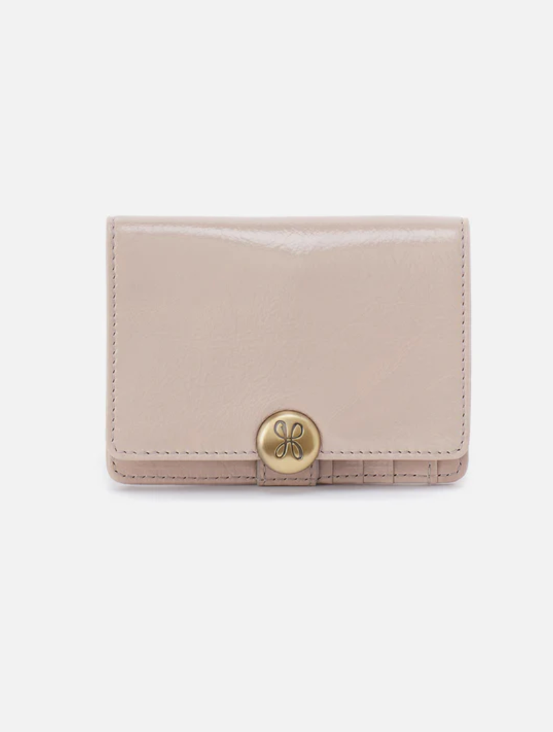 Hobo Hutton Small Wallet Stone Gloss