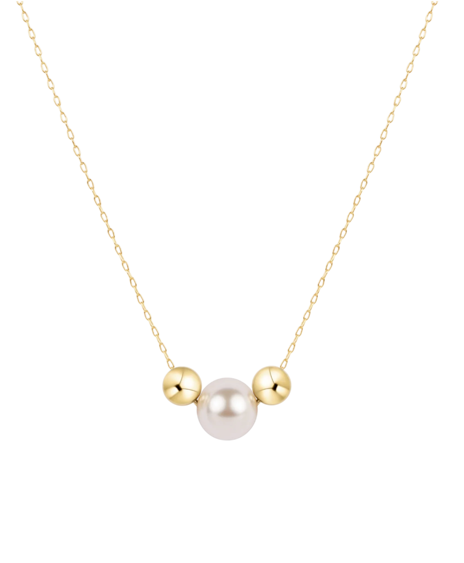 E Newton 16" Necklace Gold Purpose Pearl