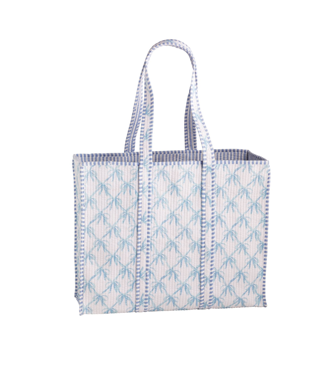 Mud Pie Bow Print Block Tote