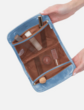 Hobo Beauty Cosmetic Pouch Faded Denim