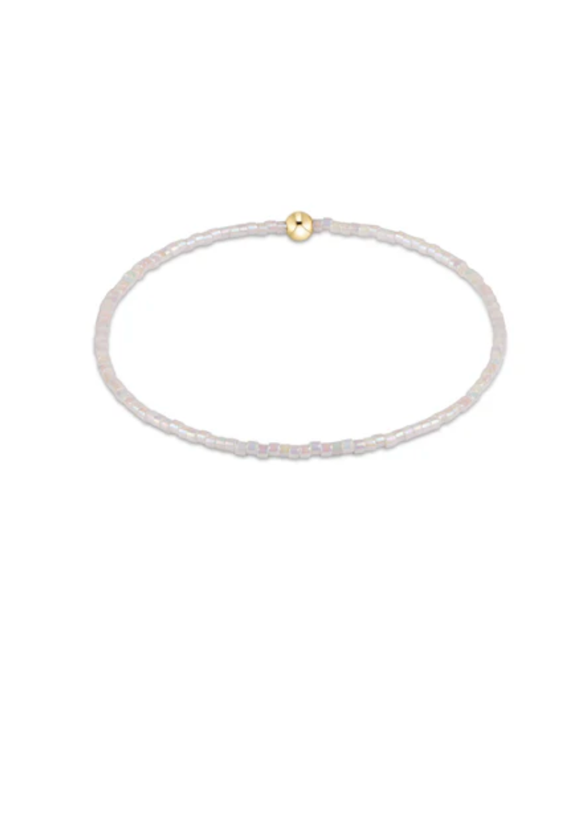 E Newton Hope Classic Bracelet Silky White