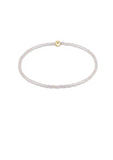 E Newton Hope Classic Bracelet Silky White