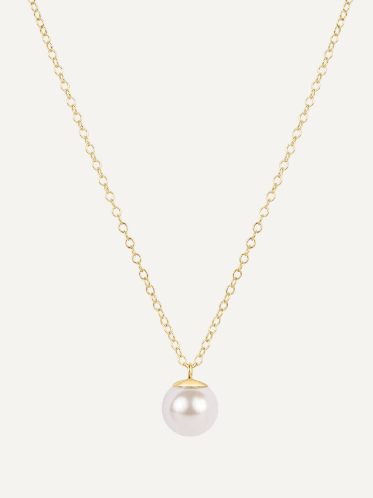 E Newton 16" Necklace Gold Classic Pearl Charm Necklace (various)
