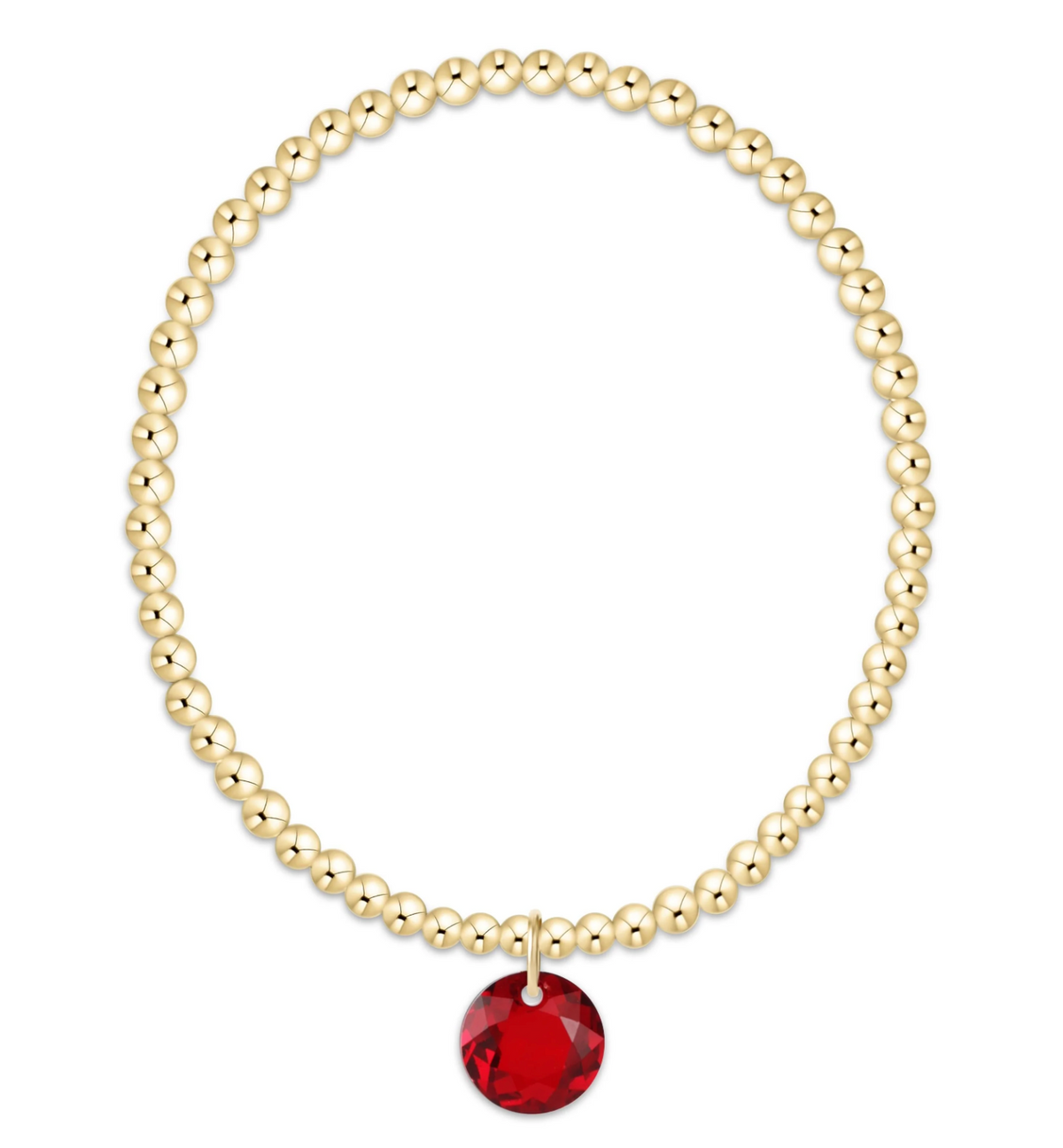 E Newton Classic Gold 3mm Reflection Bracelet