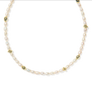 Kendra Scott Gabriella Gold Pearl Strand Necklace