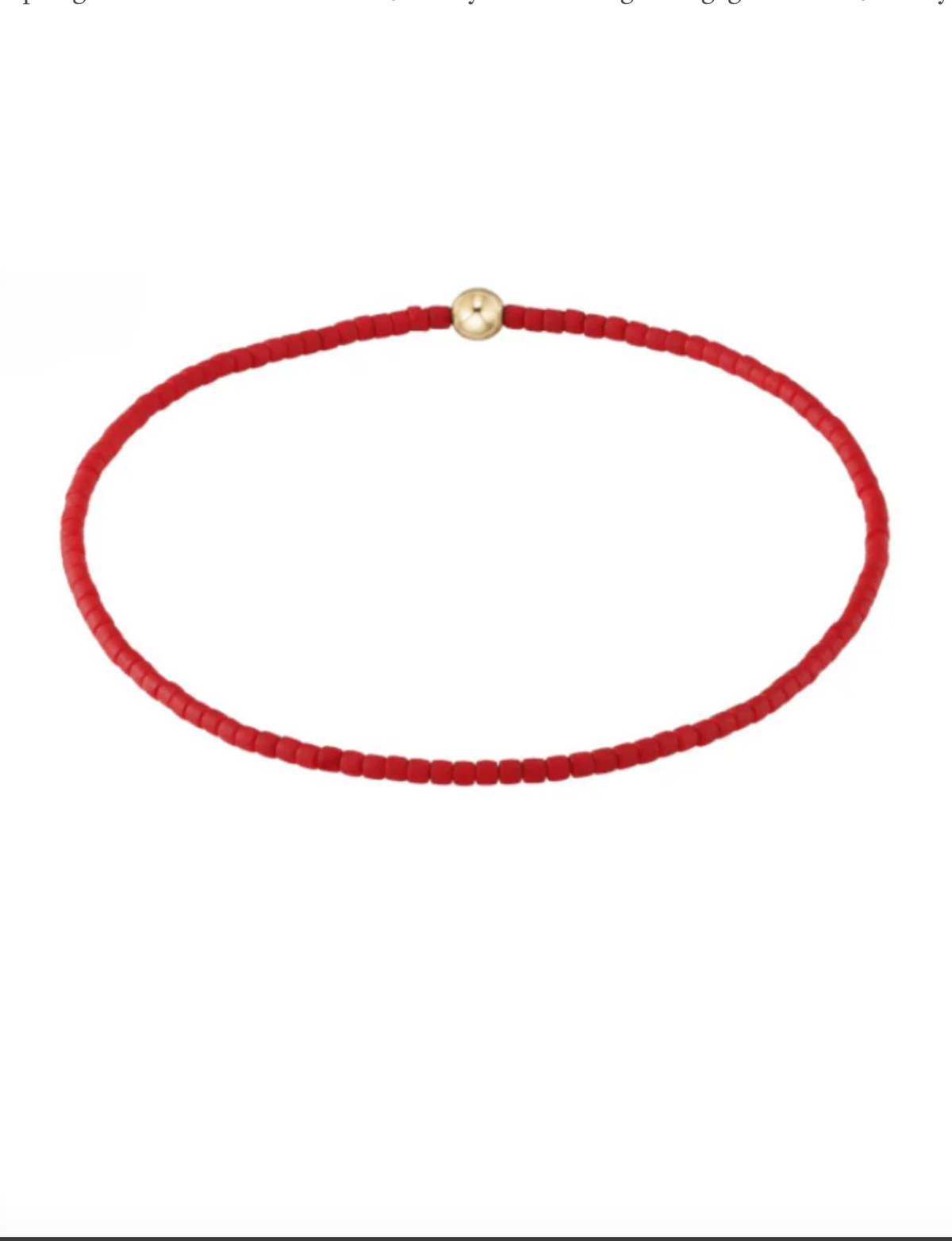 E Newton Hope Classic Bracelet Bright Red