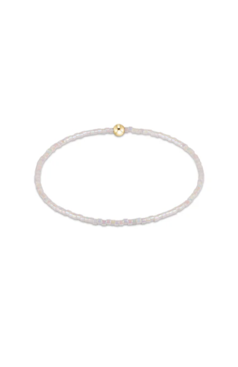 E Newton Hope Classic Bracelet White