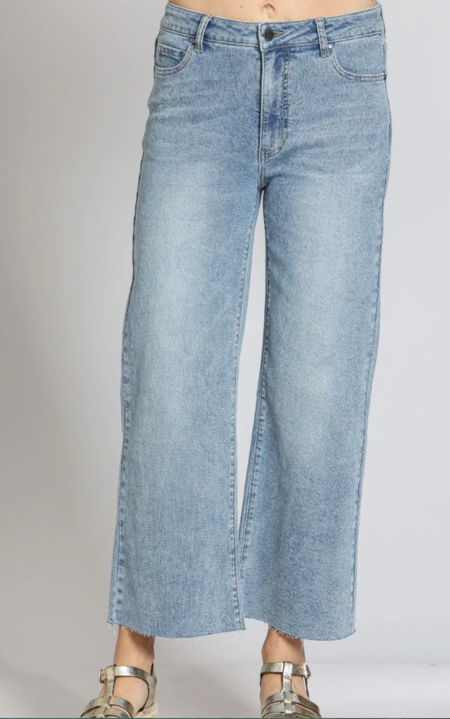 APNY Cropped Pant Light Indigo