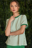 Joh Karissa Knit Top Green
