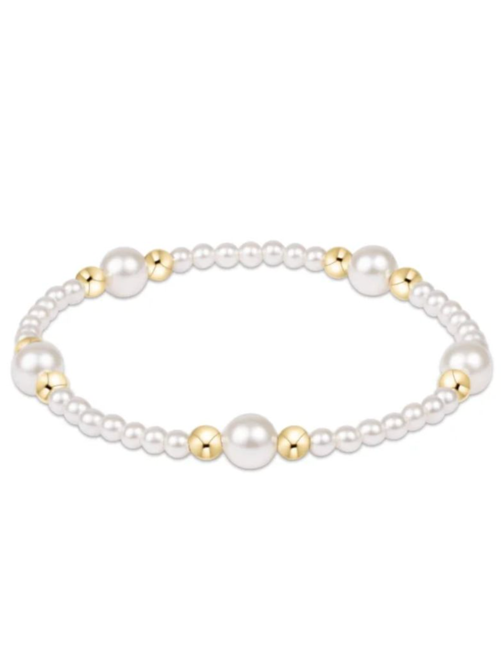 E Newton Purpose Pearl 6mm Bracelet Pearl