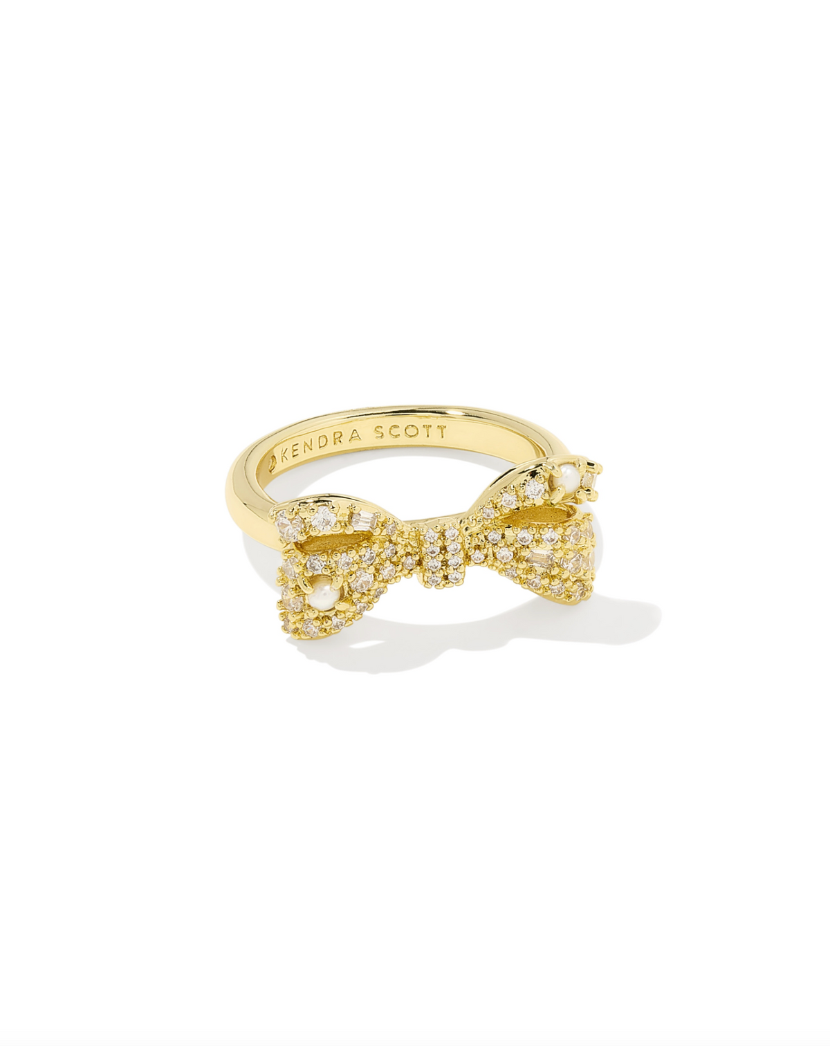 Kendra Scott Krista Gold Bow Cocktail Ring