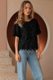 Joh Waylynn Top Black
