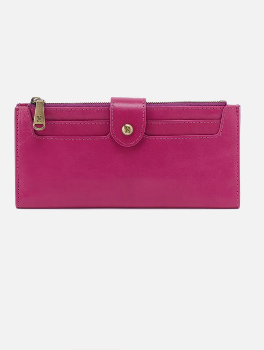 Hobo Dunn Continental Wallet Cactus Flower