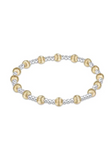 E Newton Dignity Sincerity Mixed Metal Bracelet Various