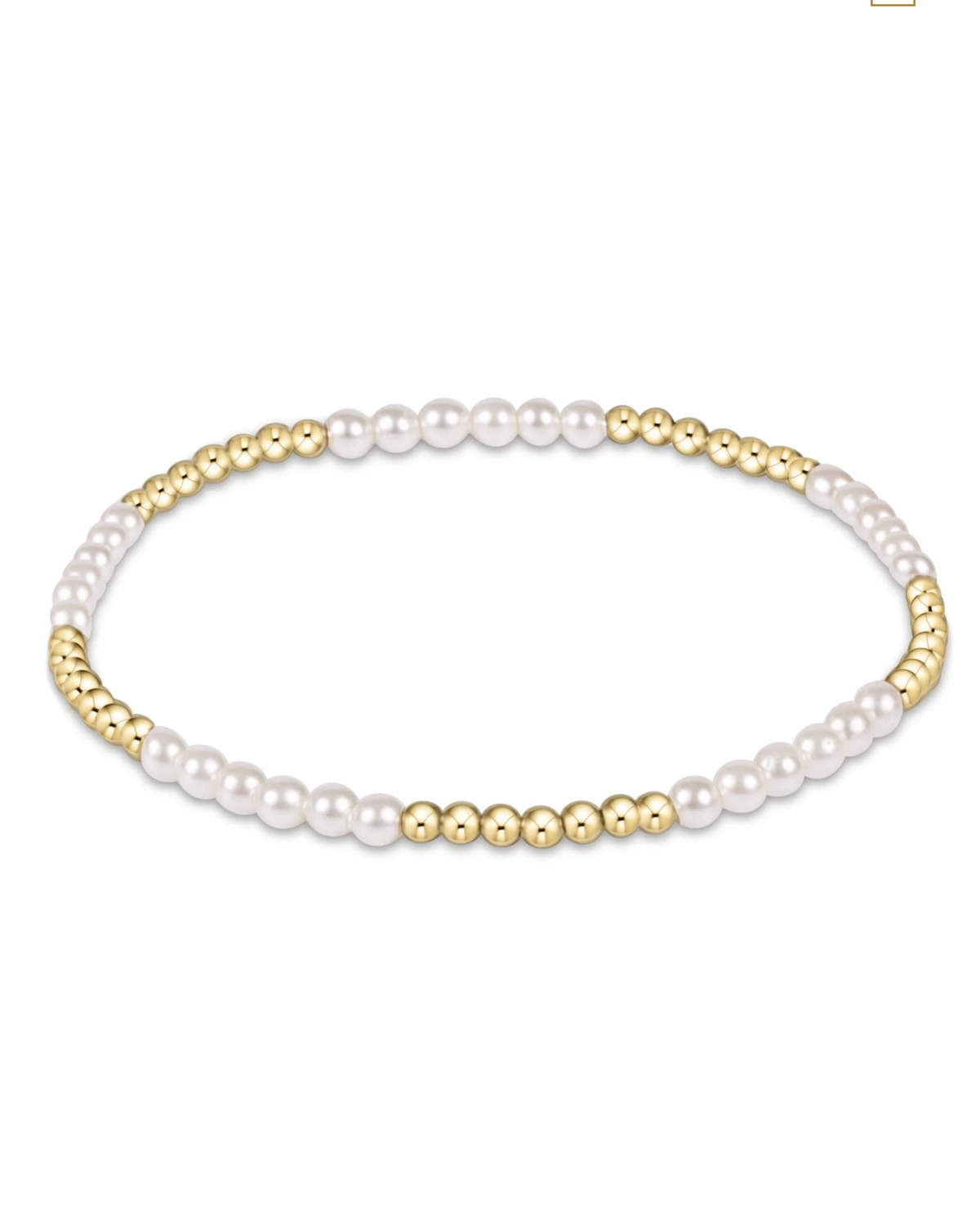 E Newton Classic Pearl Blissful 3mm Bracelet