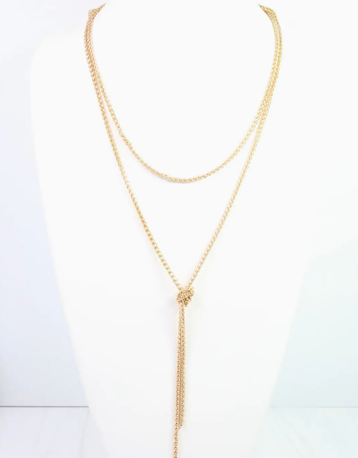 Caroline Hill Gracie Long Rope Chain Necklace