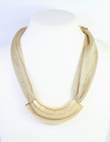 Caroline Hill Albert Mesh Necklace w Bar