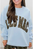 Lulu Mac Mossy Oak Sweatshirt Light Blue