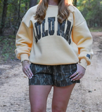 Lulu Mac Mossy Oak Sweatshirt Butter Yellow