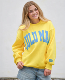 Lulu Mac Sweatshirt Yellow/Cyan