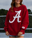 Lulu Mac Alabama Sweatshirt Crimson