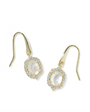 Kendra Scott Daphne Crystal Frame Gold Drop Earrings (various)