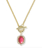 Kendra Scott Daphne Crystal Frame Gold Toggle Necklace (various)