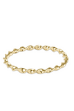 E Newton Classic Gold Twisted Thin Band Ring