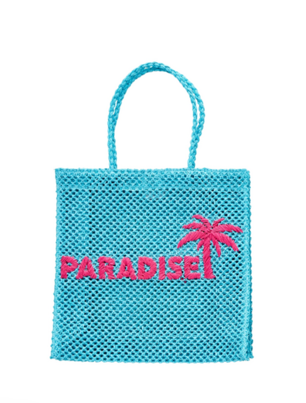 Mud Pie Woven Word Tote Various