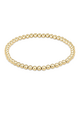 E Newton Classic Gold Bead Bracelet (various sizes)