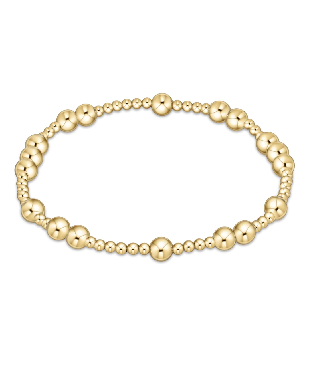 E Newton EXTENDS Hope Unwritten Gold Bead Bracelet (various sizes)