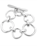 Leslie Curtis Chunky Open Link Bracelet Gold/Silver