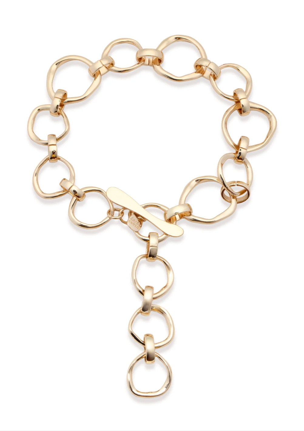 Leslie Curtis Chunky Open Link Necklace Gold/Silver