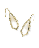 Kendra Scott Adriana Scallop Frame Gold Drop Earrings (various)
