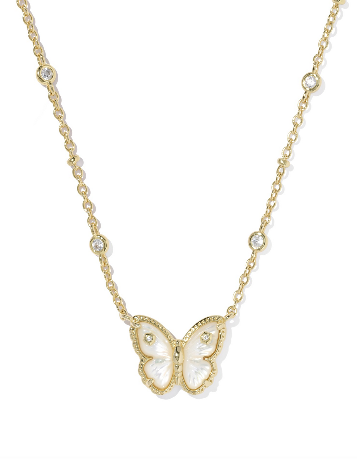 Kendra Scott Cailey Butterfly Short Pendant Necklace (various)